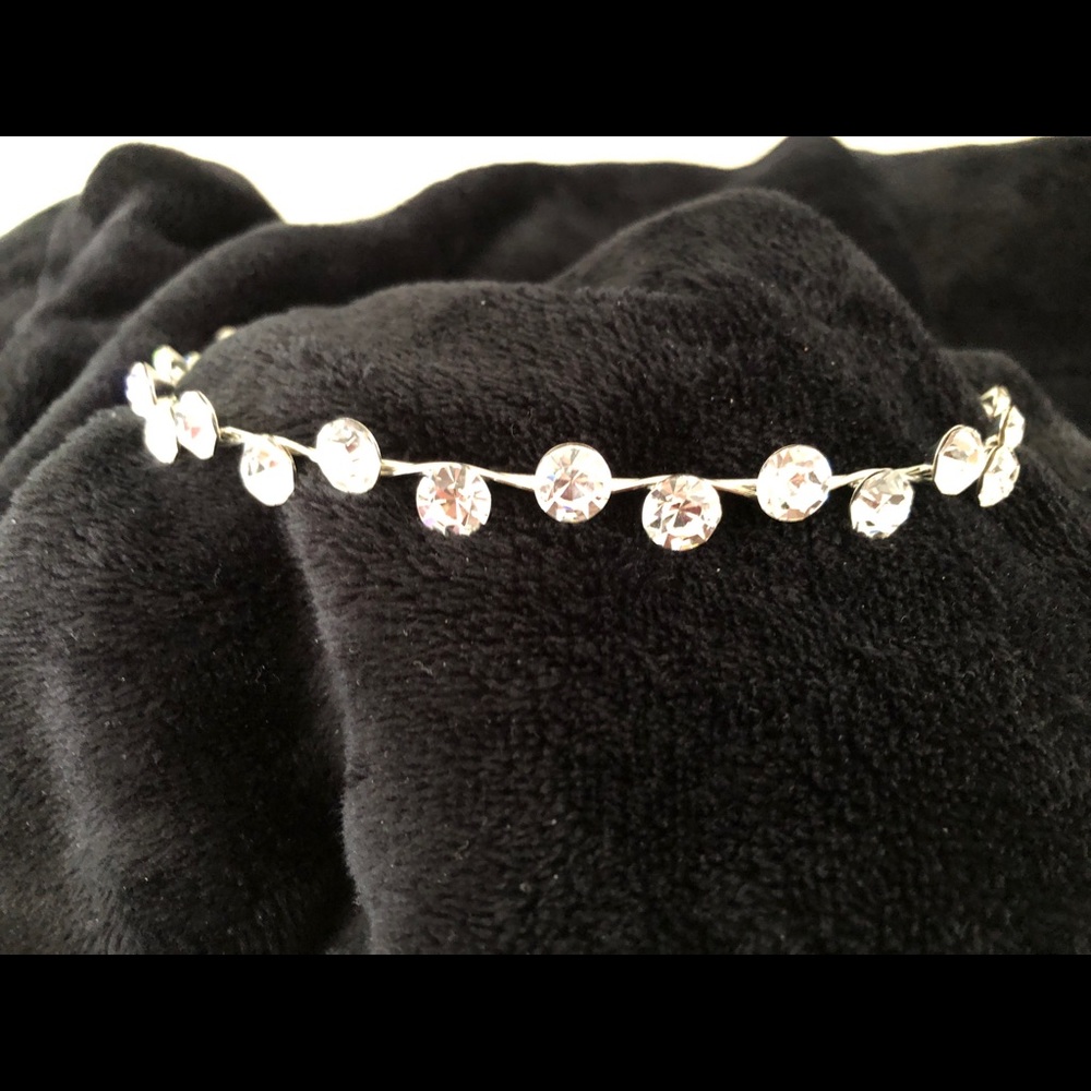 Wedding Tasha Silver Rhinestone Tiara